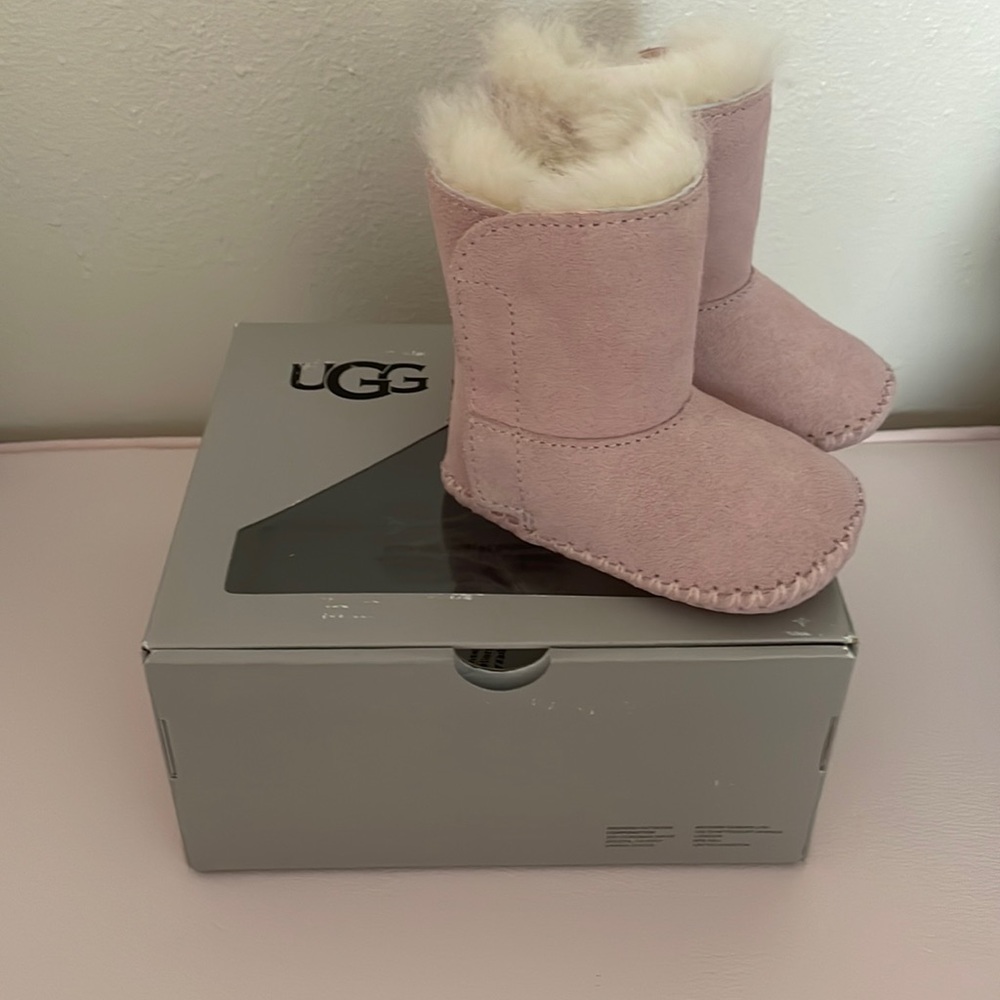 Suede baby Ugg boots.